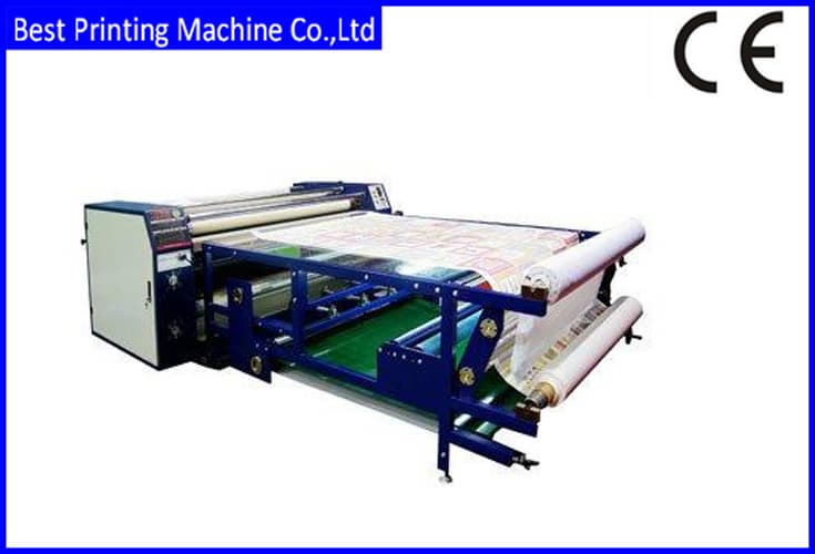 roller heat transfer printing machine